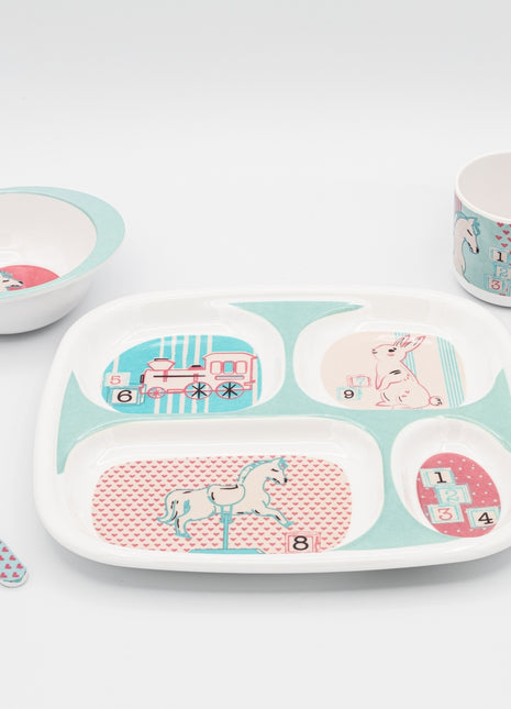 Bright Designs Kids 5 pieces Melamine Set Toys  K7