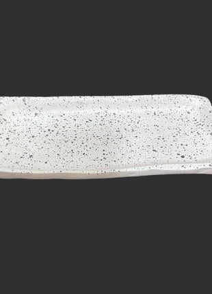 Pottery Rectangular Granulated Matt Serving Platter