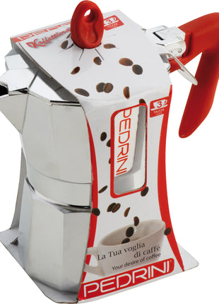 Pedrini Coffee Maker Aluminium Silver