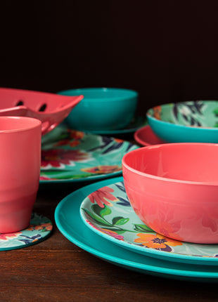 Bright Designs Melamine Bowl 
Set of 6 (D 14cm H 6cm)  Coral