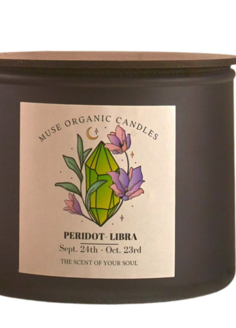 MUSE ORGANIC CANDLES LIBRA - PERIDOT (380 g)