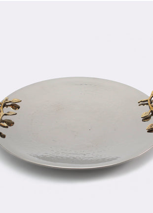 Arze Round leaves plate 37.5 cm