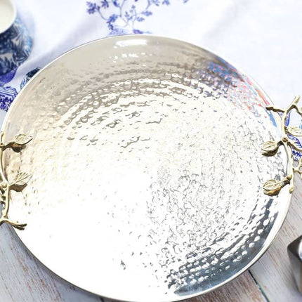 Arze Round leaves plate 37.5 cm