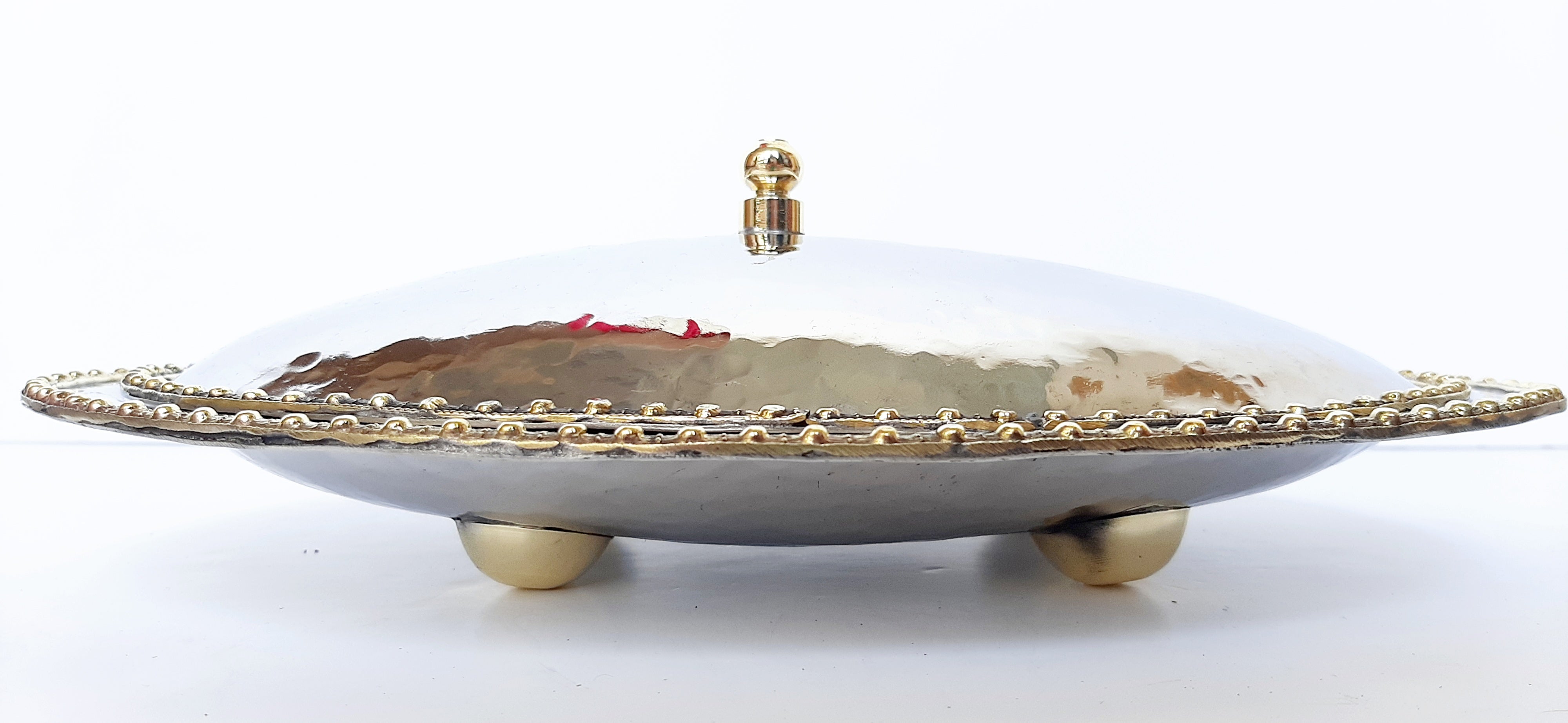 Arze Oval Cloche Platter