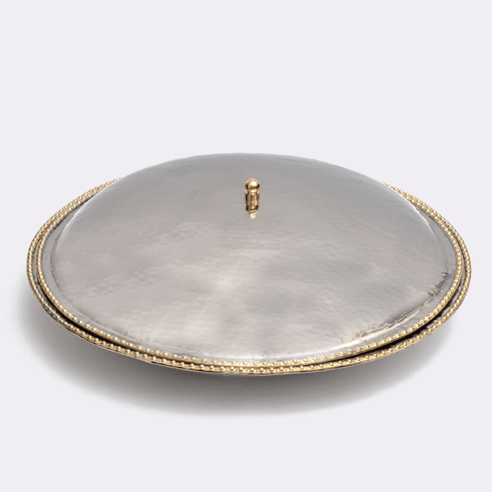 Arze Stella Round Platter With Cover