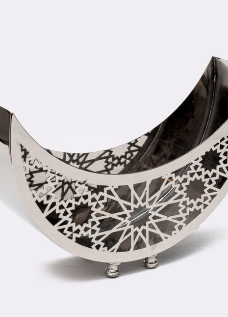 Arze Small Crescent Holder Silver