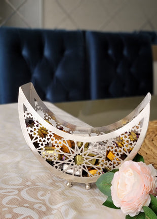 Arze Small Crescent Holder Silver