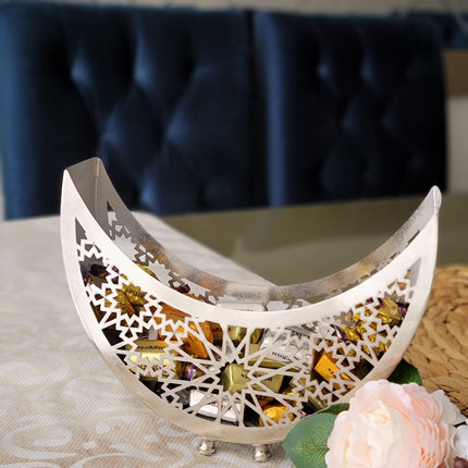 Arze Small Crescent Holder Silver