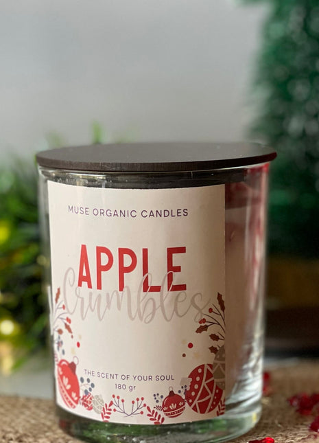 Muse Organic Candles Apple Crumbles (180 g)