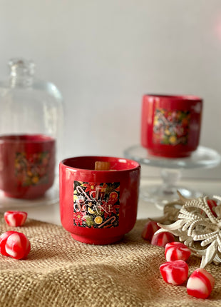 Muse Organic Candles Candy Cane & Vanilla (160 g)