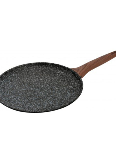 Pedrini Mystone Wooden Handle Crepiere - 28cm