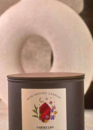 MUSE ORGANIC CANDLES LEO - GARNET (380 g)