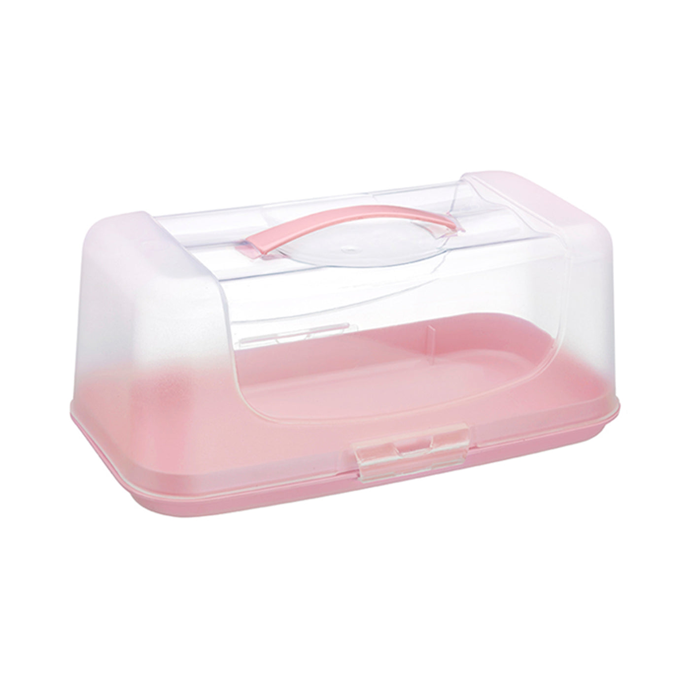 Cake Carrier Box Holder Cupcake Container Clear Round Portable Storage  Bakery Keeper Boxes Plastic Muffin Transporter Lid Saver