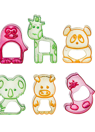 Gondol Animals Biscuit Moulds - 6 pcs