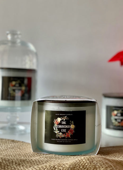 Muse Organic Candles Christmas Eve Candle (Pumpkin, Coconut and Vanilla) (380 g)