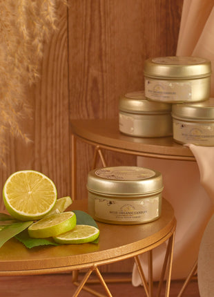 Muse Organic Candles Eucalyptus Lemon Tin (Travel Size)
