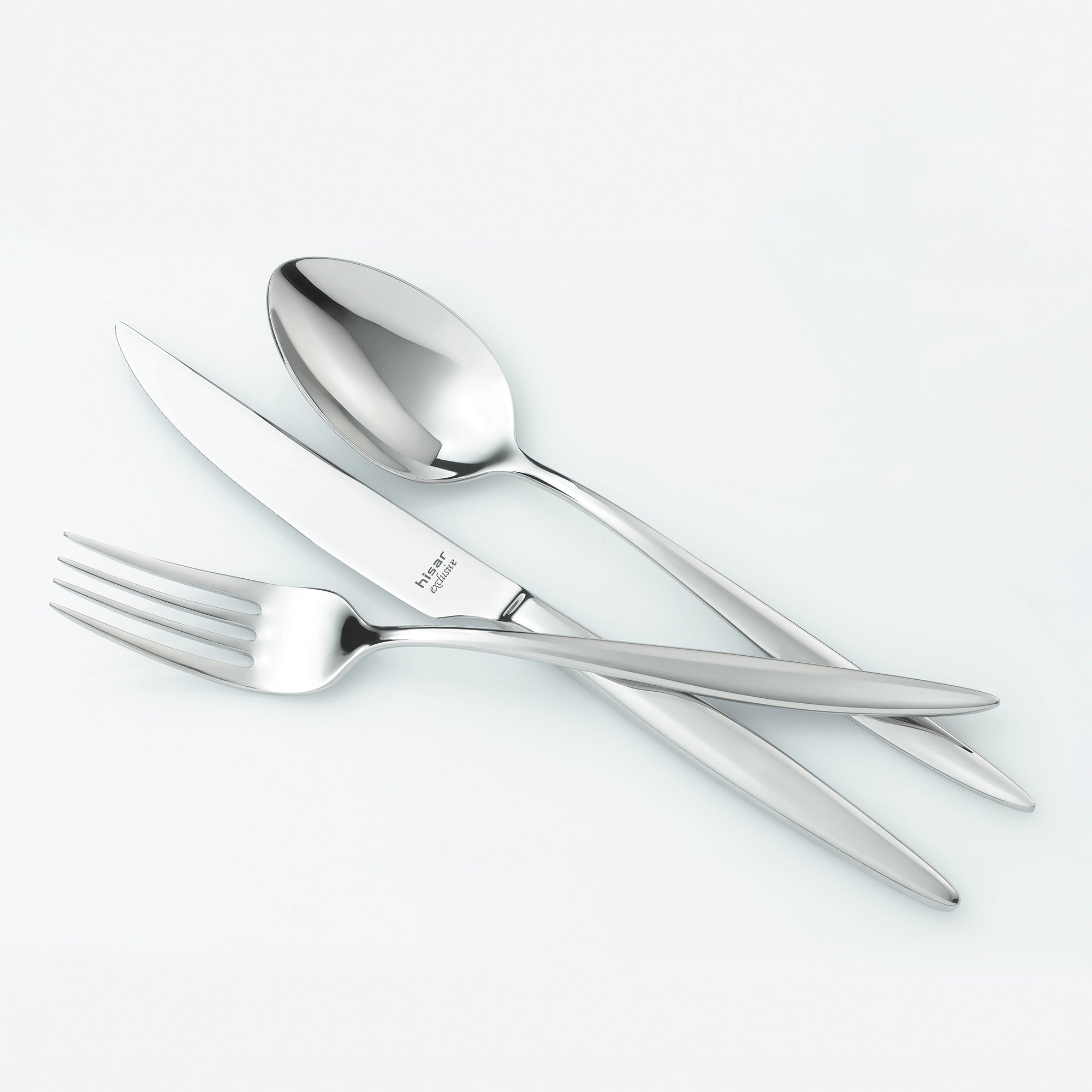 Hisar Mercury Cutlery Set - 30 Pieces Mirror