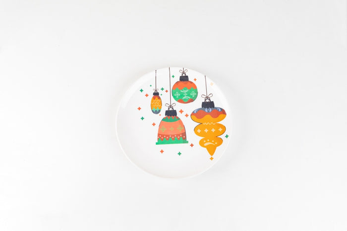Bright Designs Melamine Dinner Plate (D 26cm)  Ornaments