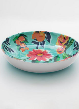 Bright Designs Melamine Deep Dish Set of 6 (D 22cm H 5cm) Blooms