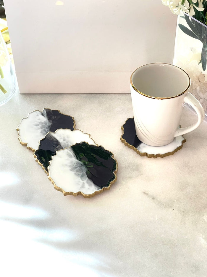 Asha’s set of 4 Resin Coasters